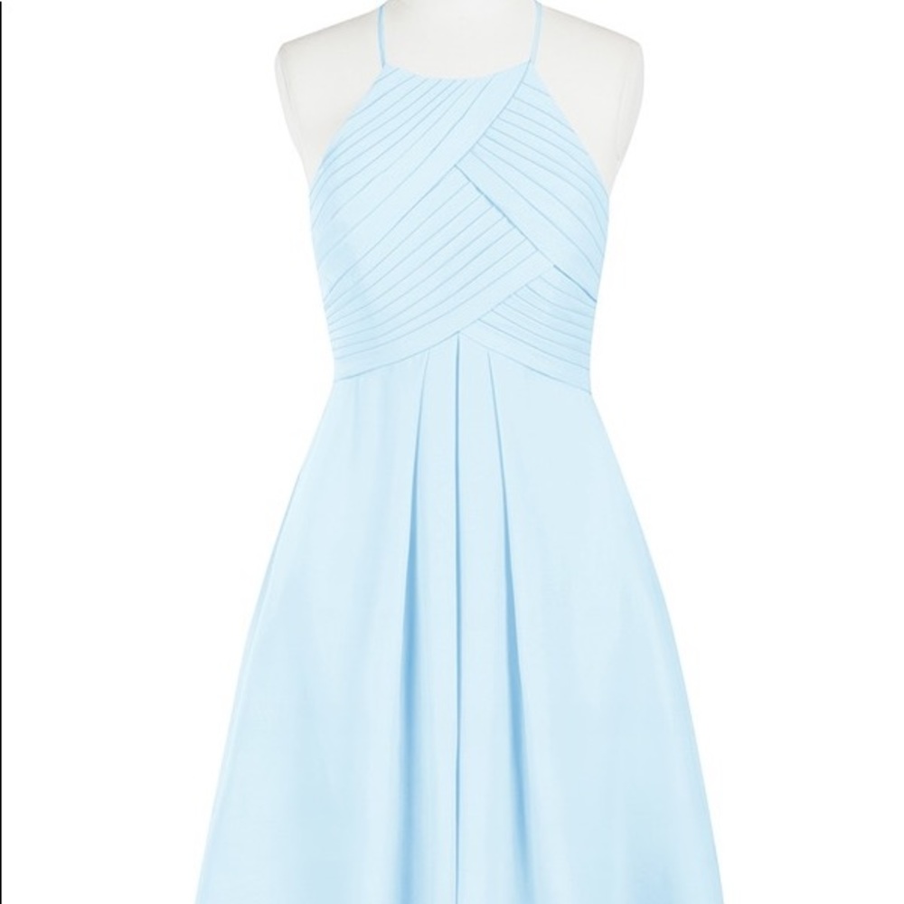 Azazie Adriana Sky Blue Bridesmaid Dress